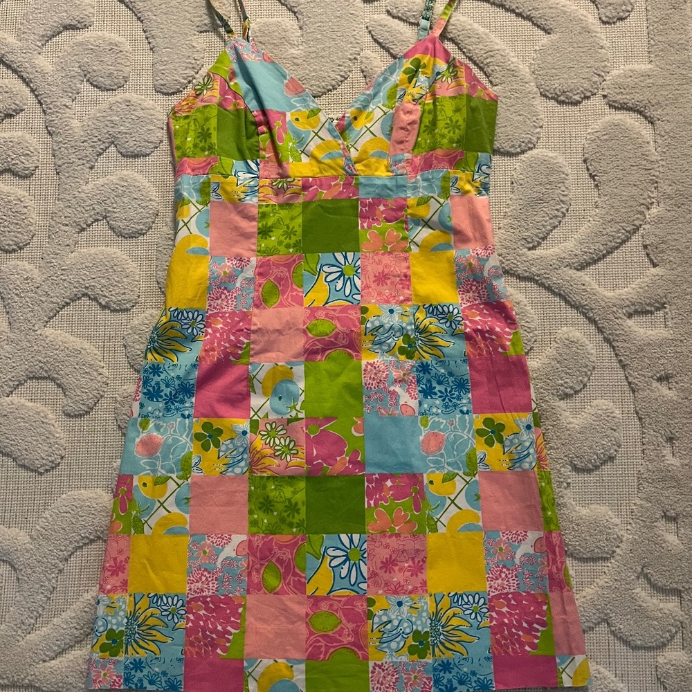 Lilly Pulitzer vintage patch dress